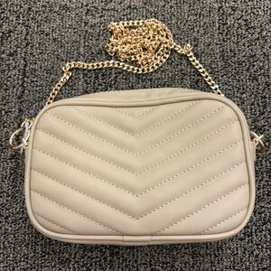 A New Day (Target) Quilted Camera Crossbody Bag! Tan.  Brand New!